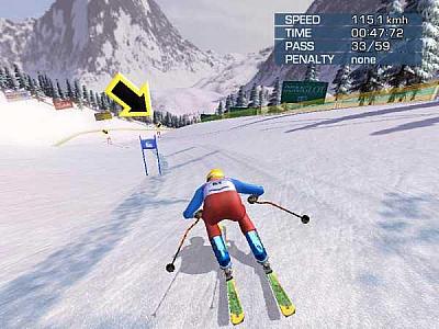 Screen ze hry Alpine Skiing 2005