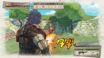 Screen ze hry Valkyria Chronicles 4