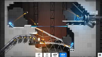 Screen ze hry Bridge Constructor Portal