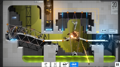 Screen ze hry Bridge Constructor Portal