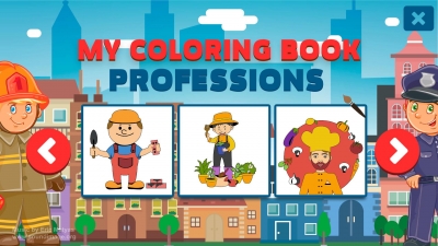 Screen ze hry My Coloring Book: Professions