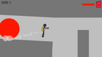 Screen ze hry Stickman Jetpack