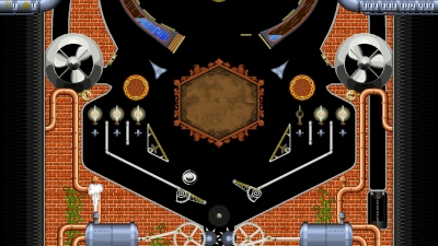 Screen ze hry Super Steampunk Pinball 2D