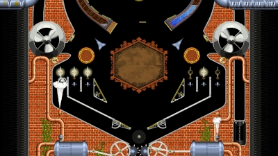 Screen ze hry Super Steampunk Pinball 2D