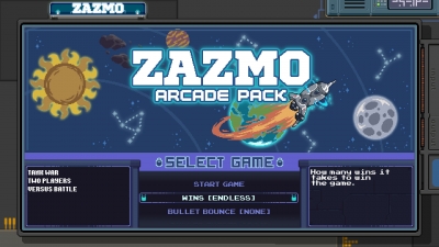 Screen ze hry Zazmo Arcade Pack