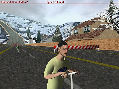 Screen ze hry 3D Scooter Racing