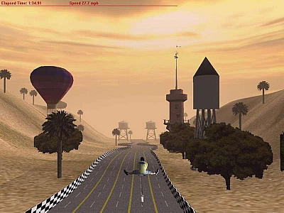 Screen ze hry 3D Scooter Racing