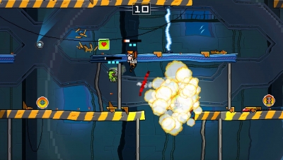 Screen ze hry Super Rocket Shootout