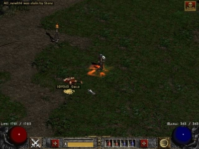 Screen ze hry Diablo II: Lord of Destruction