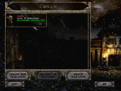 Screen ze hry Diablo II: Lord of Destruction