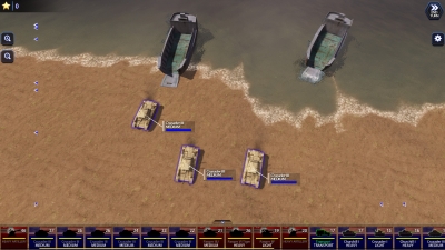 Screen ze hry Battle Fleet: Ground Assault