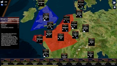 Screen ze hry Battle Fleet: Ground Assault