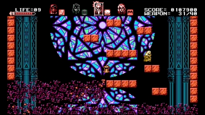 Screen ze hry Bloodstained: Curse of the Moon