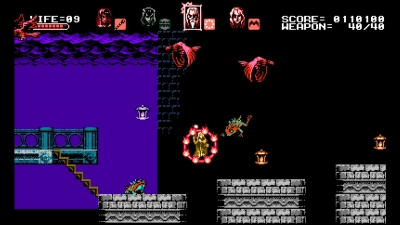 Screen ze hry Bloodstained: Curse of the Moon