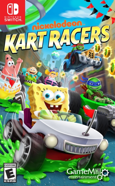 Artwork ke he Nickelodeon Kart Racers