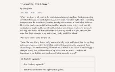 Screen ze hry Trials of the Thief-Taker