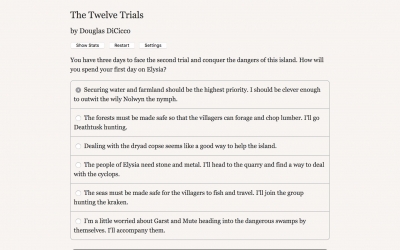 Screen ze hry The Twelve Trials