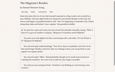 Screen ze hry The Magicians Burden