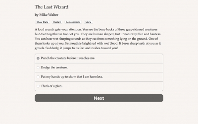 Screen ze hry The Last Wizard