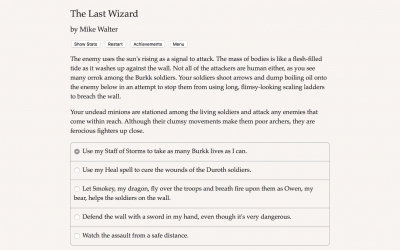 Screen ze hry The Last Wizard