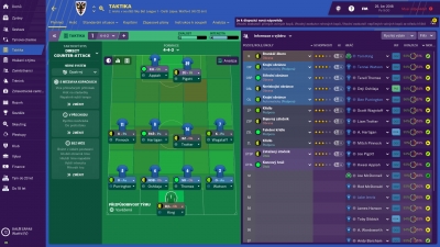 Screen ze hry Football Manager 2019