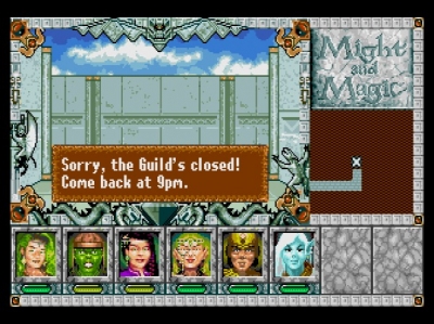 Screen ze hry Might and Magic III: Isles of Terra