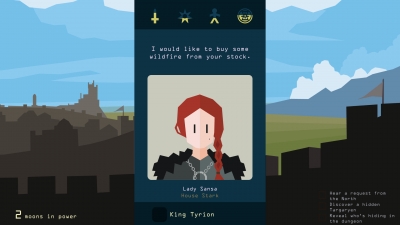 Screen ze hry Reigns: Game of Thrones