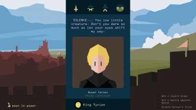 Screen ze hry Reigns: Game of Thrones