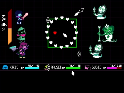 Screen ze hry Deltarune