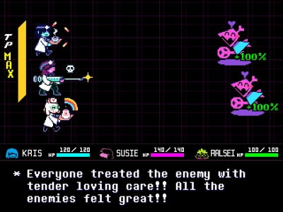 Screen ze hry Deltarune