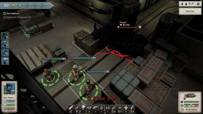 Screen ze hry Achtung! Cthulhu Tactics