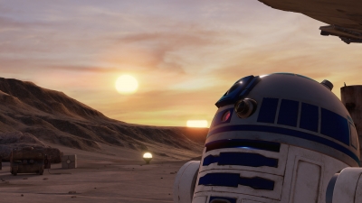 Screen ze hry Trials on Tatooine