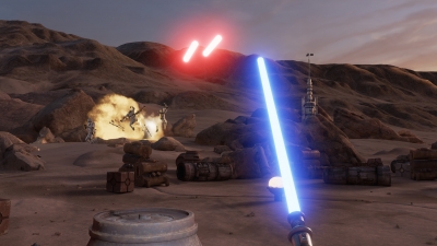 Screen ze hry Trials on Tatooine