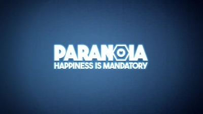 Artwork ke he Paranoia: Happiness is Mandatory