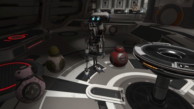 Screen ze hry Star Wars Droid repair bay