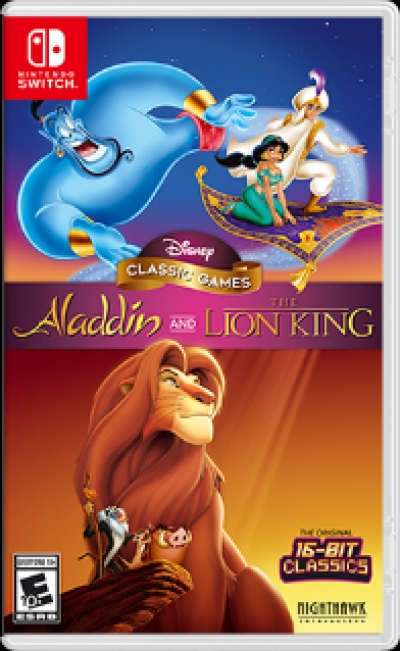 Artwork ke he Disney Classic Games: Aladdin and The Lion King