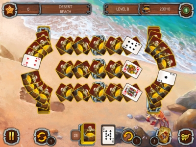 Screen ze hry Solitaire Legend of the Pirates