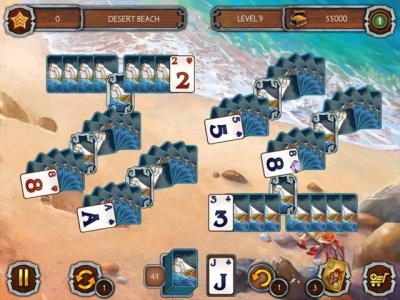 Screen ze hry Solitaire Legend Of The Pirates 2
