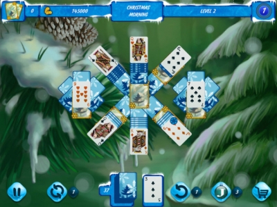 Screen ze hry Solitaire Jack Frost: Winter Adventures