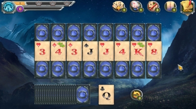 Screen ze hry Mystic Journey: Tri Peaks Solitaire