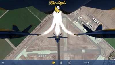 Screen ze hry Blue Angels Aerobatic Flight Simulator