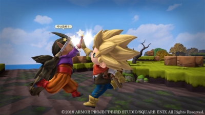Screen ze hry Dragon Quest Builders 2