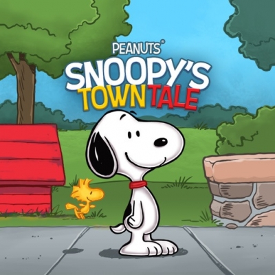 Artwork ke he Peanuts: Snoopys Town Tale
