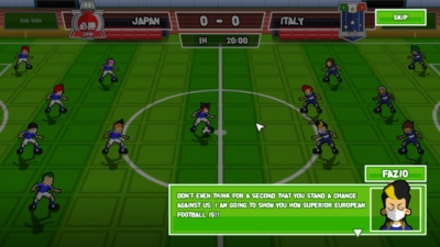 Screen ze hry Ganbare Super Strikers