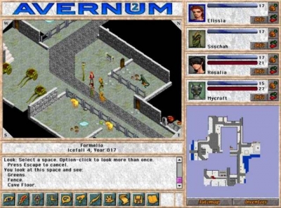 Screen ze hry Avernum 2