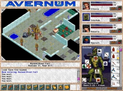 Screen ze hry Avernum 2