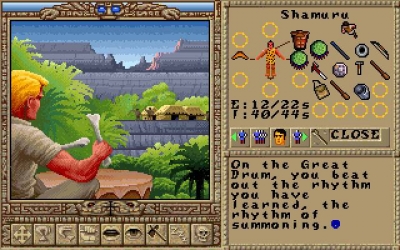 Screen ze hry Worlds of Ultima: The Savage Empire