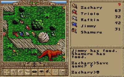 Screen ze hry Worlds of Ultima: The Savage Empire