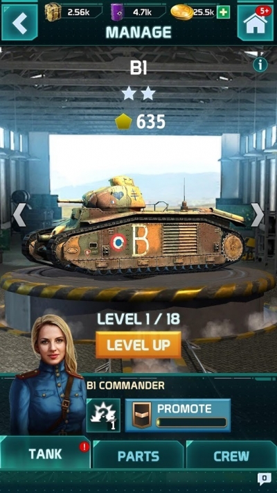 Screen ze hry Atari Combat: Tank Fury