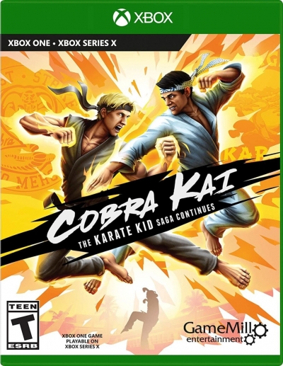 Artwork ke he Cobra Kai: The Karate Kid Saga Continues